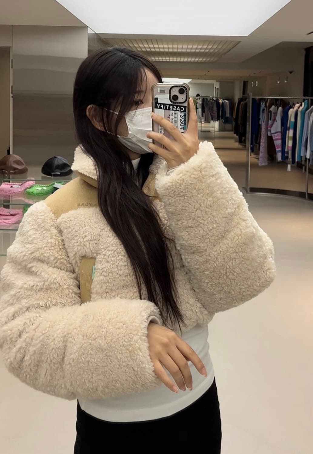 인스턴트펑크 모글 숏 패딩 아이보리 상품이미지1