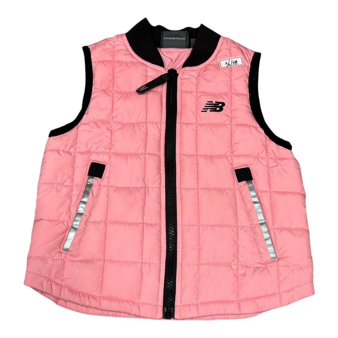  (바배) 뉴발란스 키즈 핑크 패딩 조끼 상품이미지1