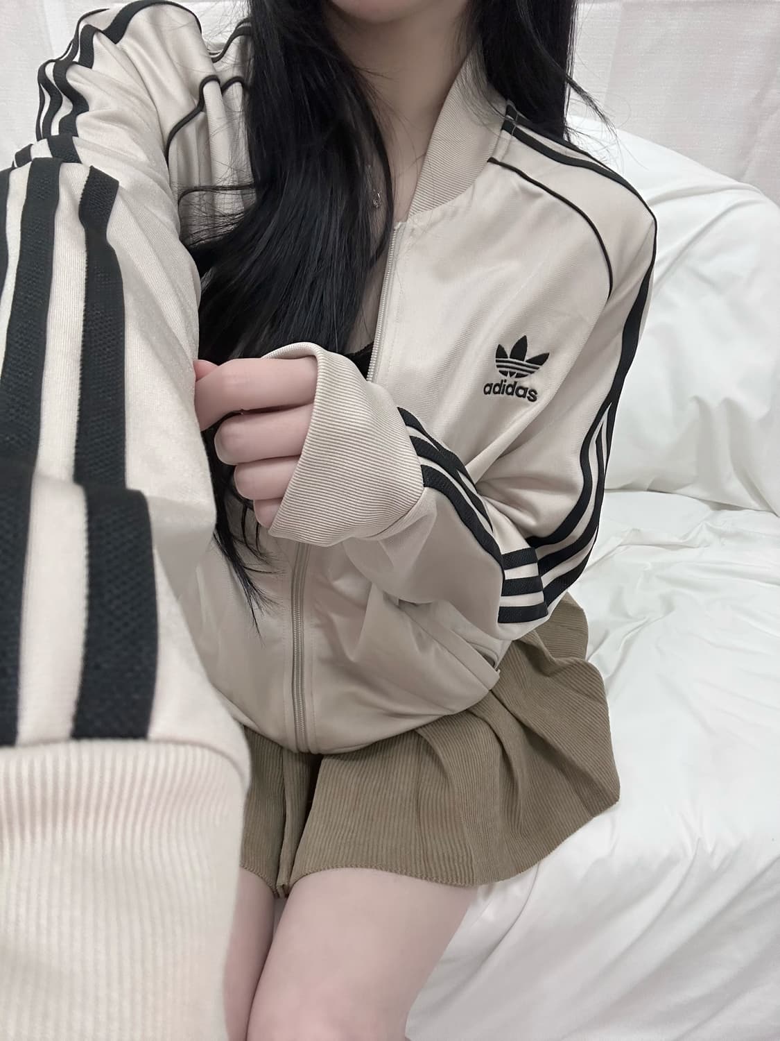 아디다스 베이지 져지 상품이미지1