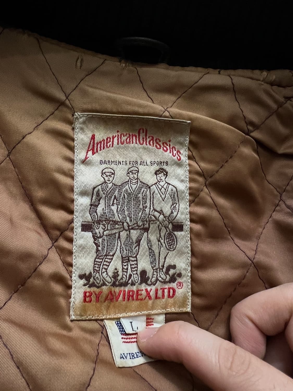 아비렉스 트랙필드 가죽자켓 상품이미지4