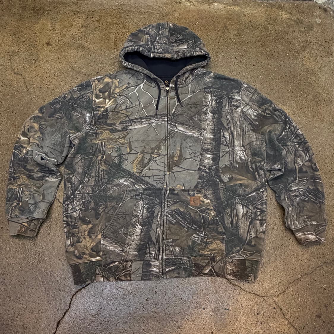 00s USA 미국 빈티지 칼하트 러얼트리 후드집업 후드티 상품이미지1