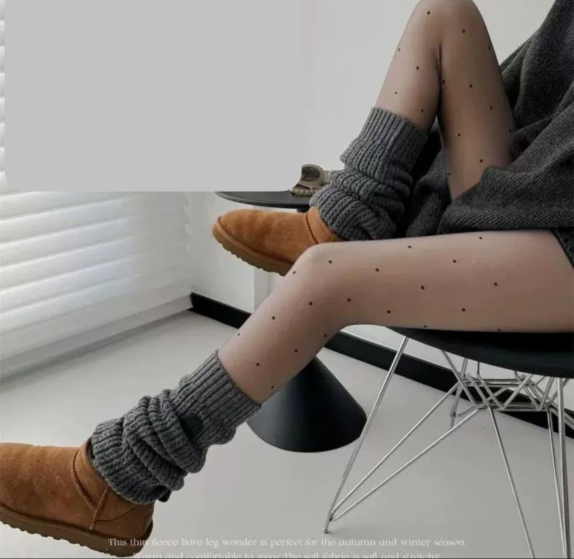 귀여운 융기모 패턴 스타킹  상품이미지1