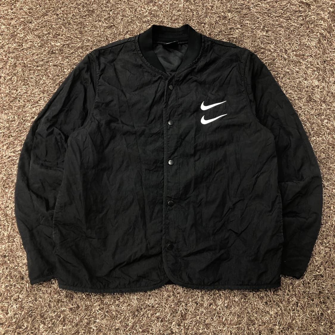 나이키 더블 스우시 퀄팅 자켓 상품이미지1