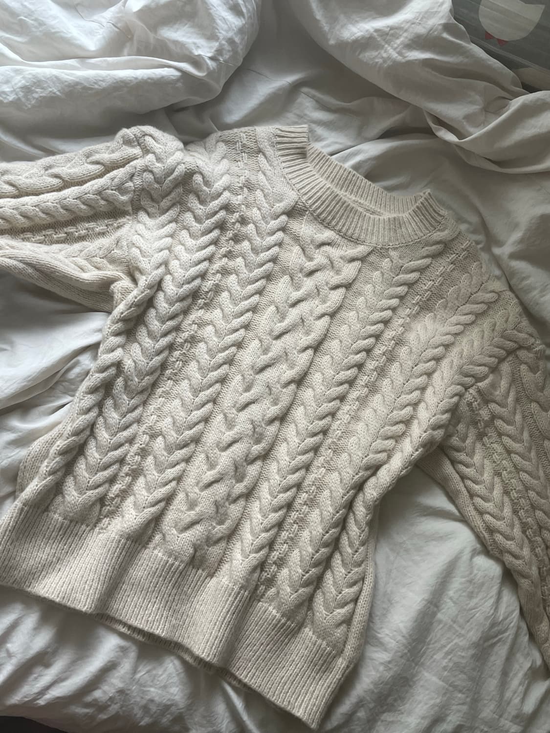 빈티지 모리걸 꽈배기 니트 상품이미지2