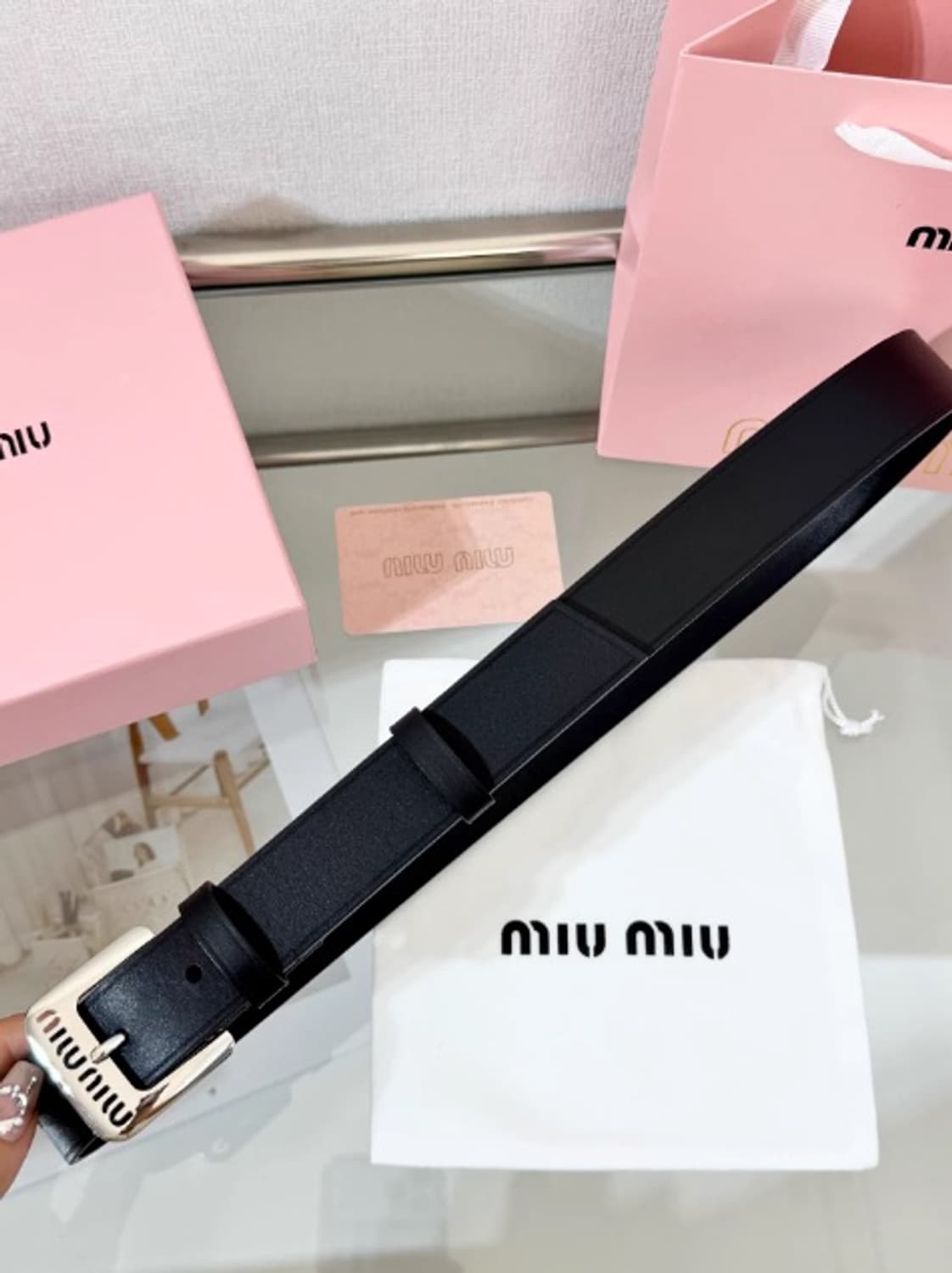 미우미우 여성 벨트 상품이미지8