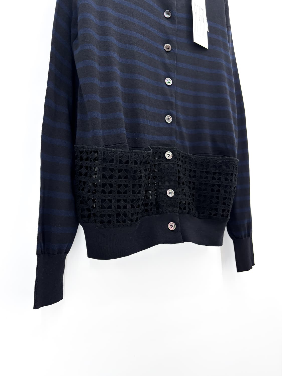 사카이 럭 스트라이프 레이스 가디건 상품이미지2