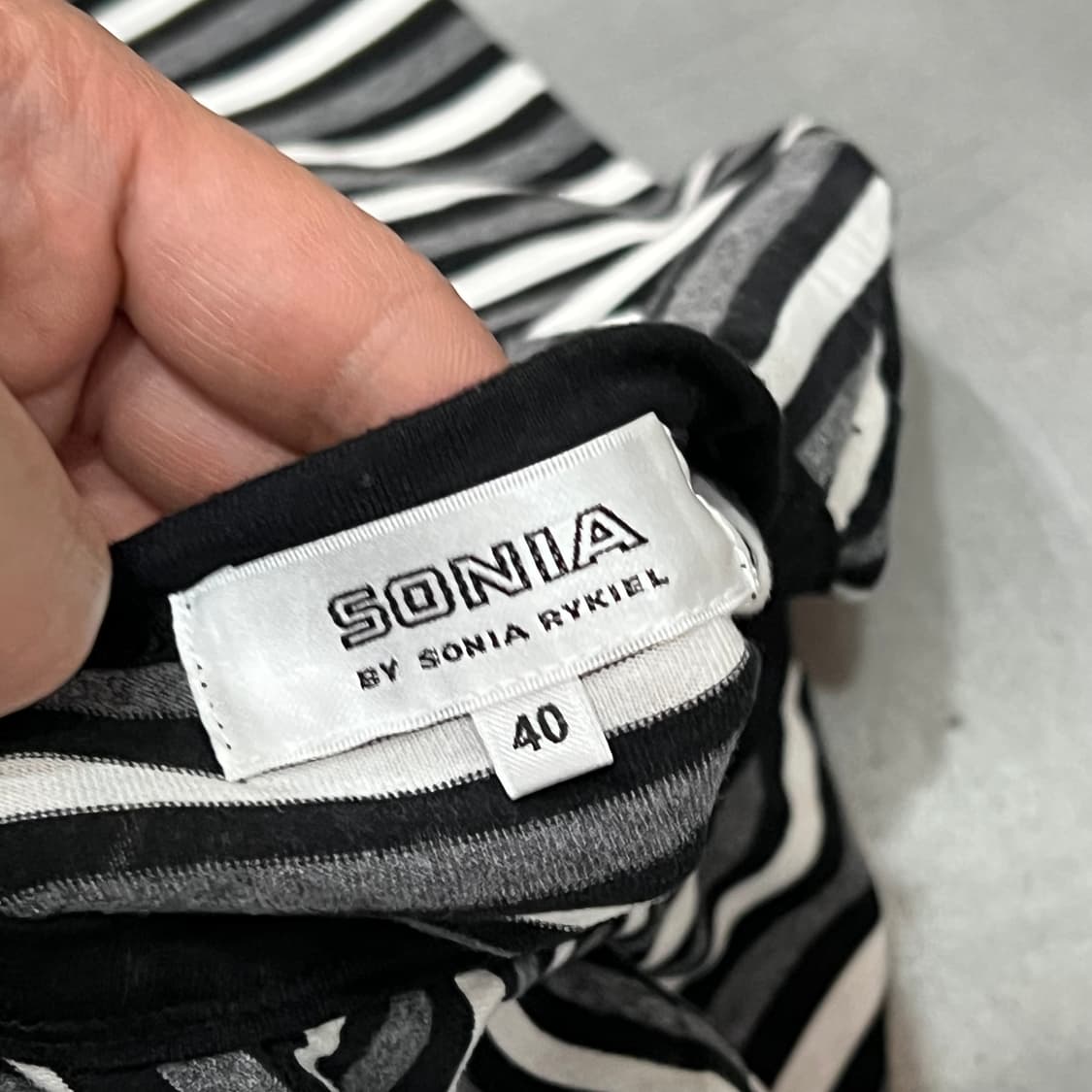  소니아리키엘 스트라이프 반팔티 y16042 상품이미지6