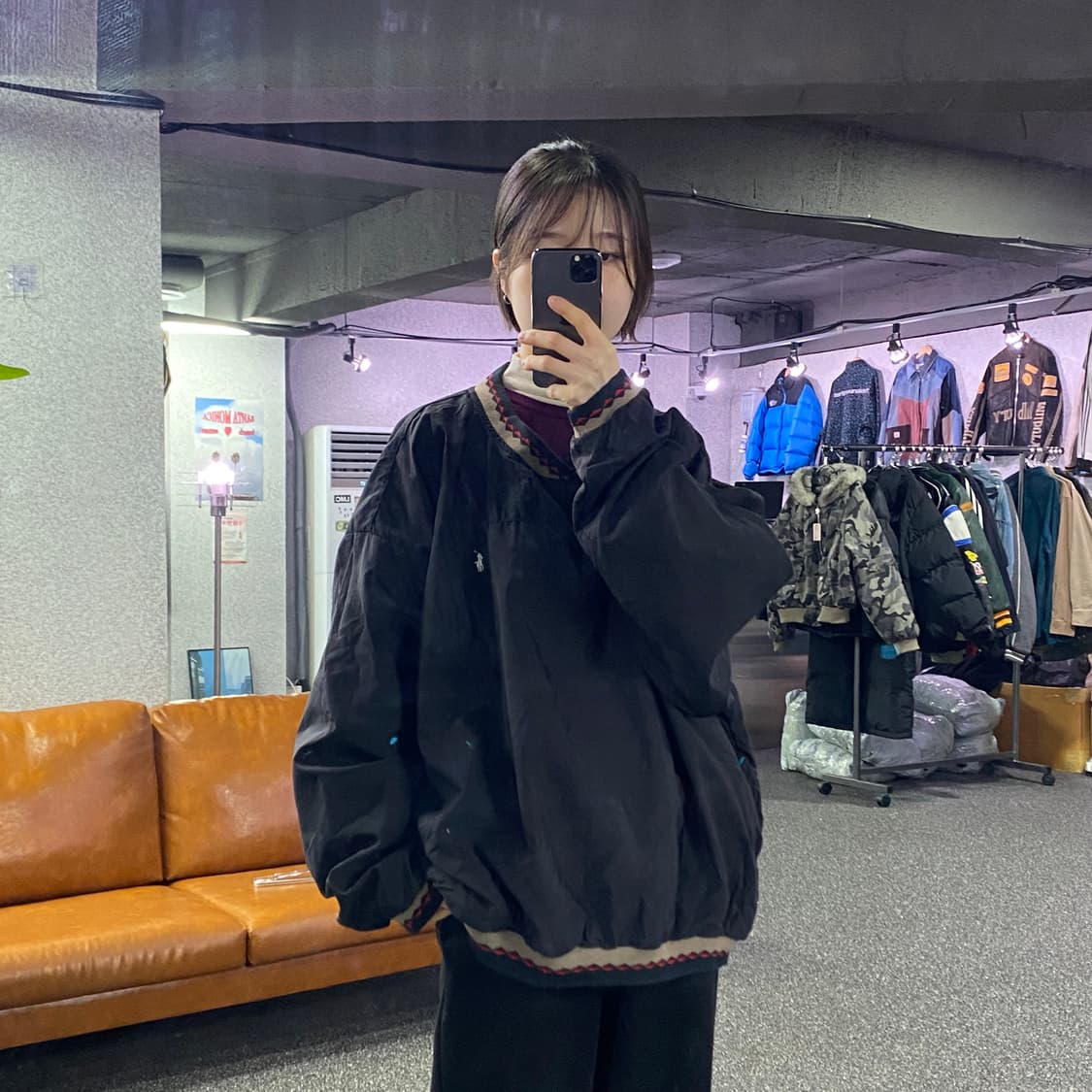 폴로 랄프로렌 화이트포니 아가일 웜업 B3680 상품이미지1