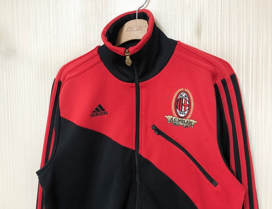 아디다스 10-11 AC밀란 검빨 빈티지 트랙탑/트랙슈트 M(해외) 상품이미지6