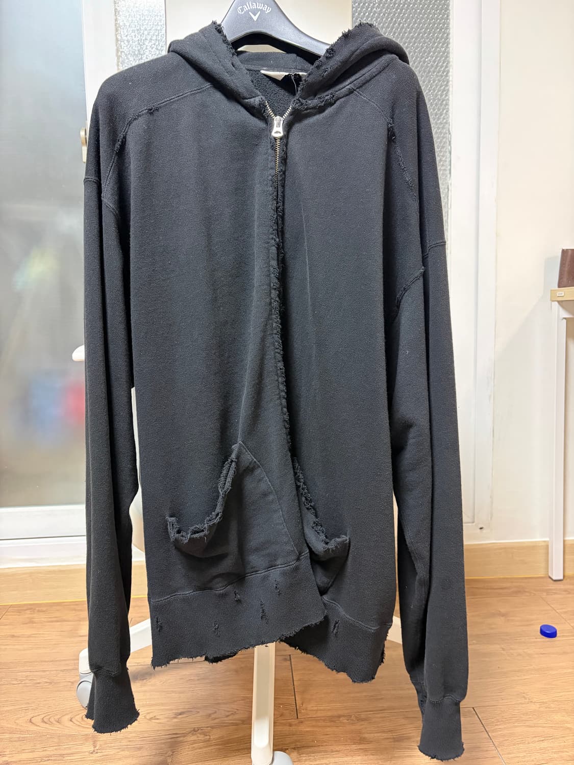 24aw Ancellm crash zip hoodie 1size 상품이미지2