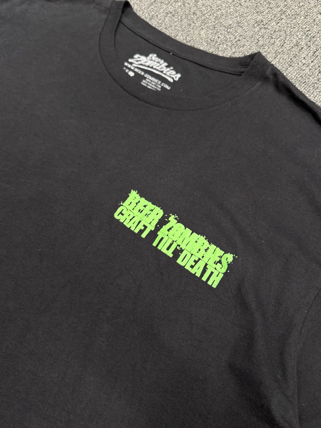 BEER Zombies 빈티지 반팔티 상품이미지2