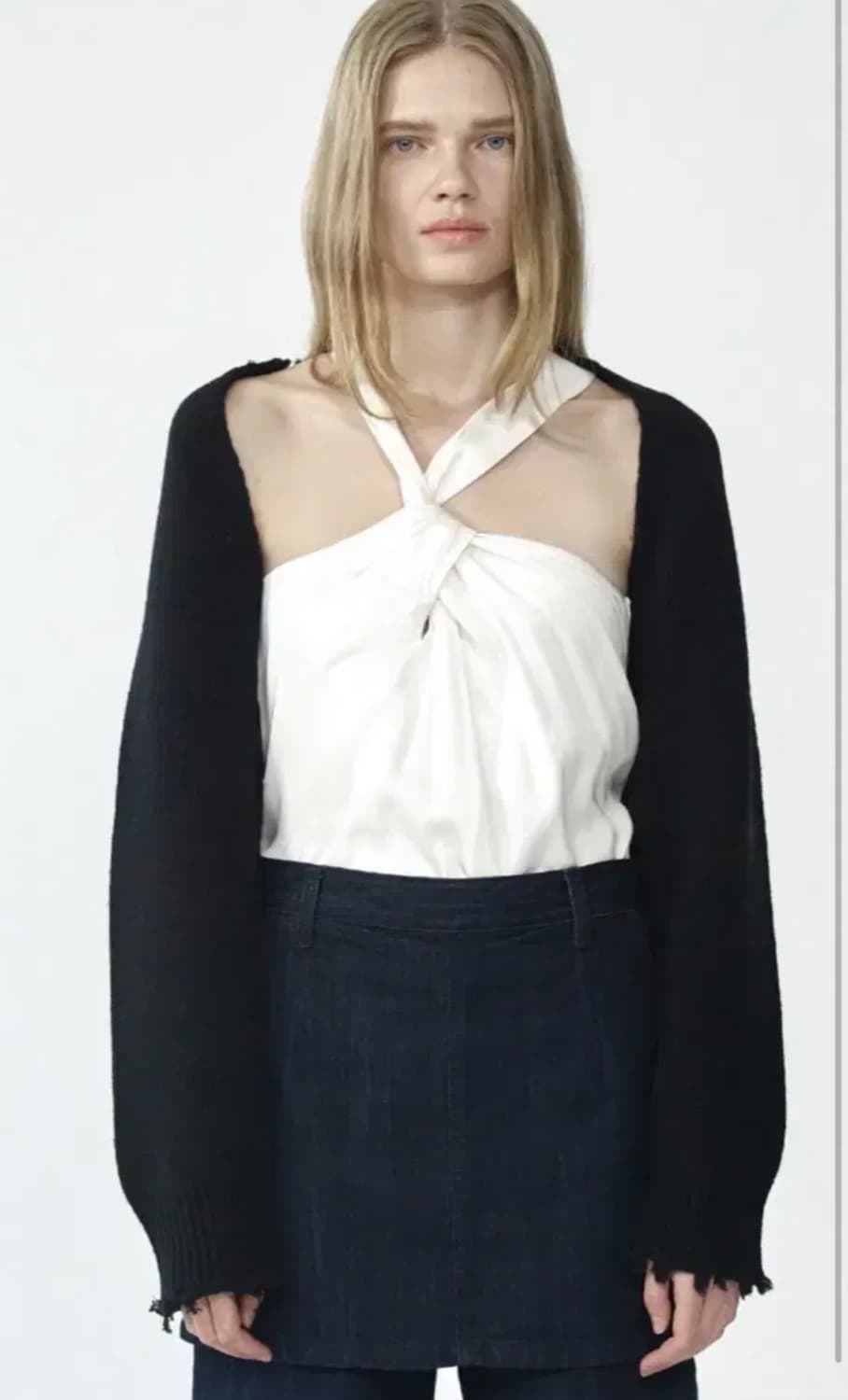 더오픈프로덕트 볼레로 니트탑 가디건 상품이미지1