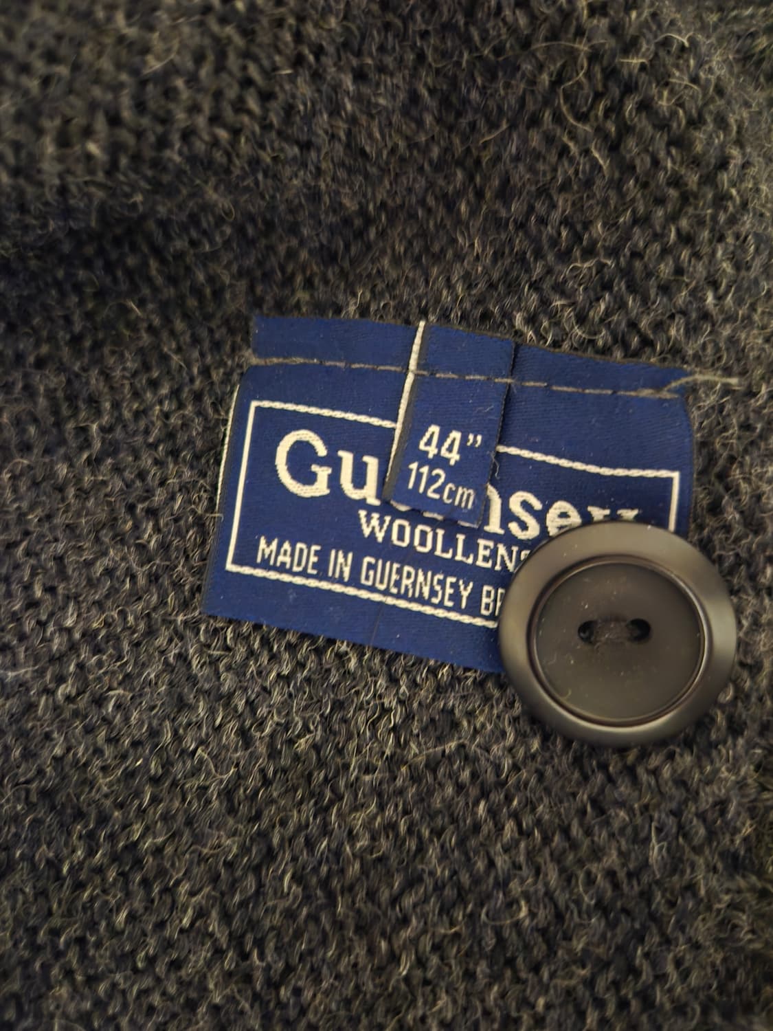 [건지울른스] 피셔맨 니트 가디건 차콜 44(105) 상품이미지5