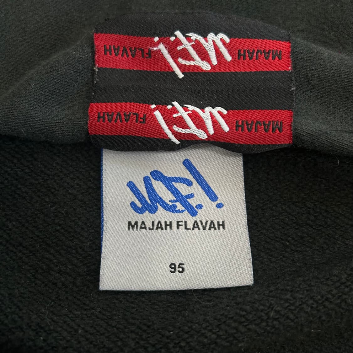 MF.! 마자플라자 백포인트 자수 블랙 버튼업 후드점퍼  상품이미지5