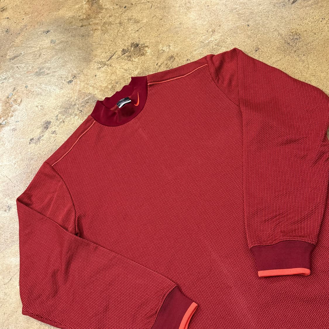 [정품/M] 나이키 레드 롱슬리브 긴팔티셔츠 b16 상품이미지1