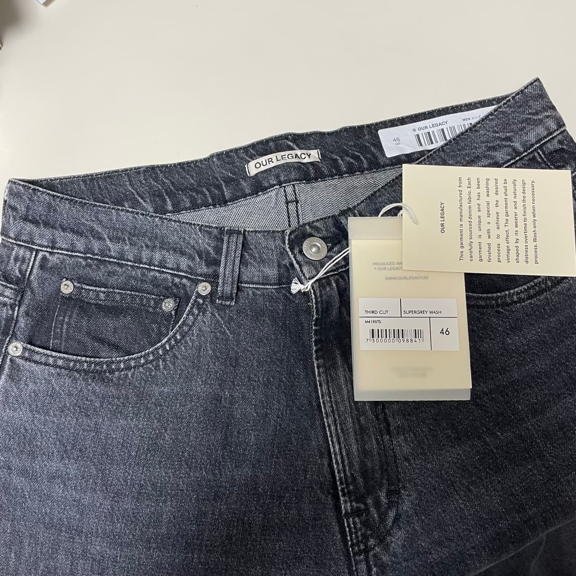 아워레가시 워시드 그레이 진 써드컷 46 상품이미지4