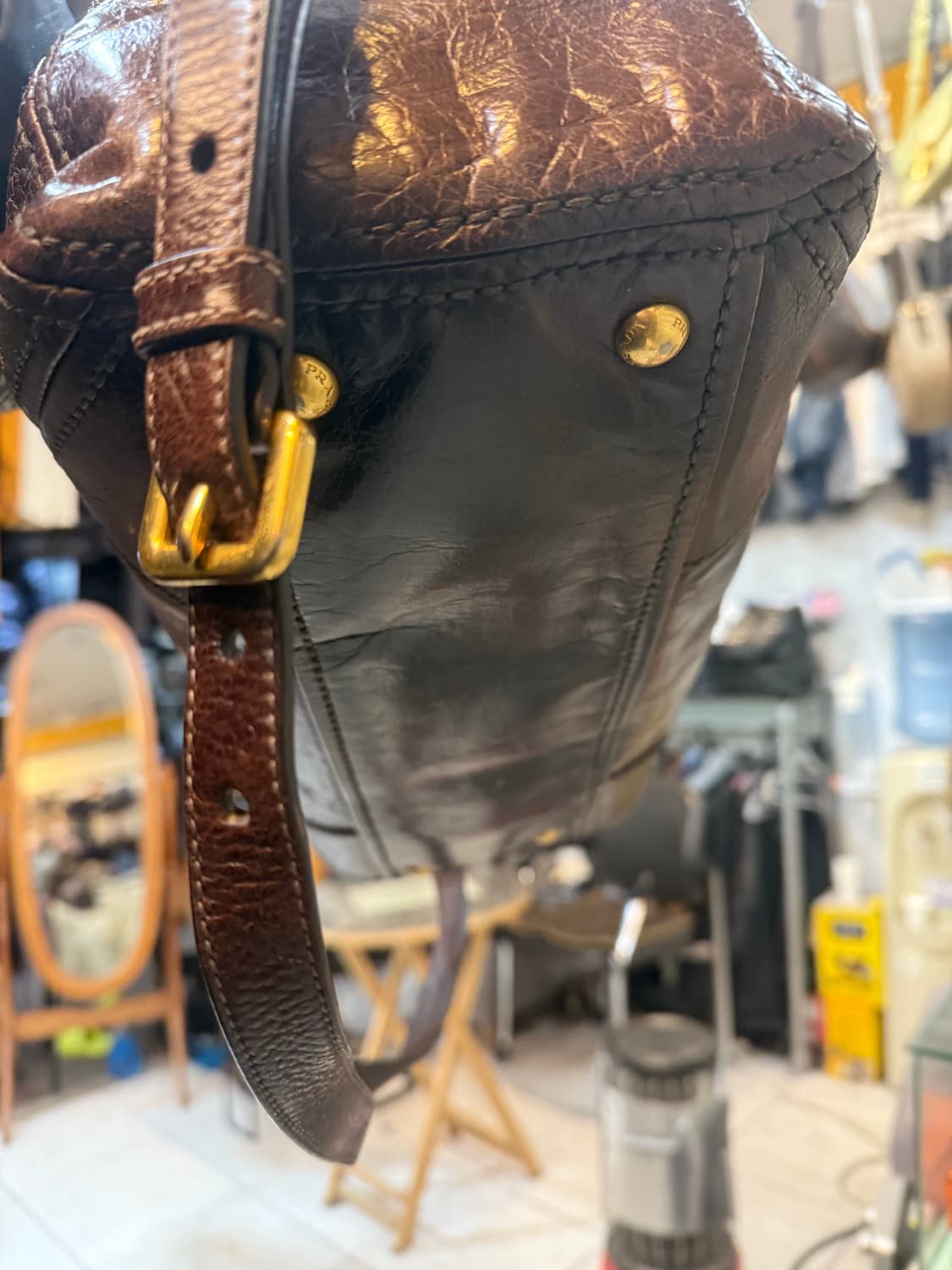 정품 프라다 비텔로 샤인 2way백 팝니다 상품이미지6