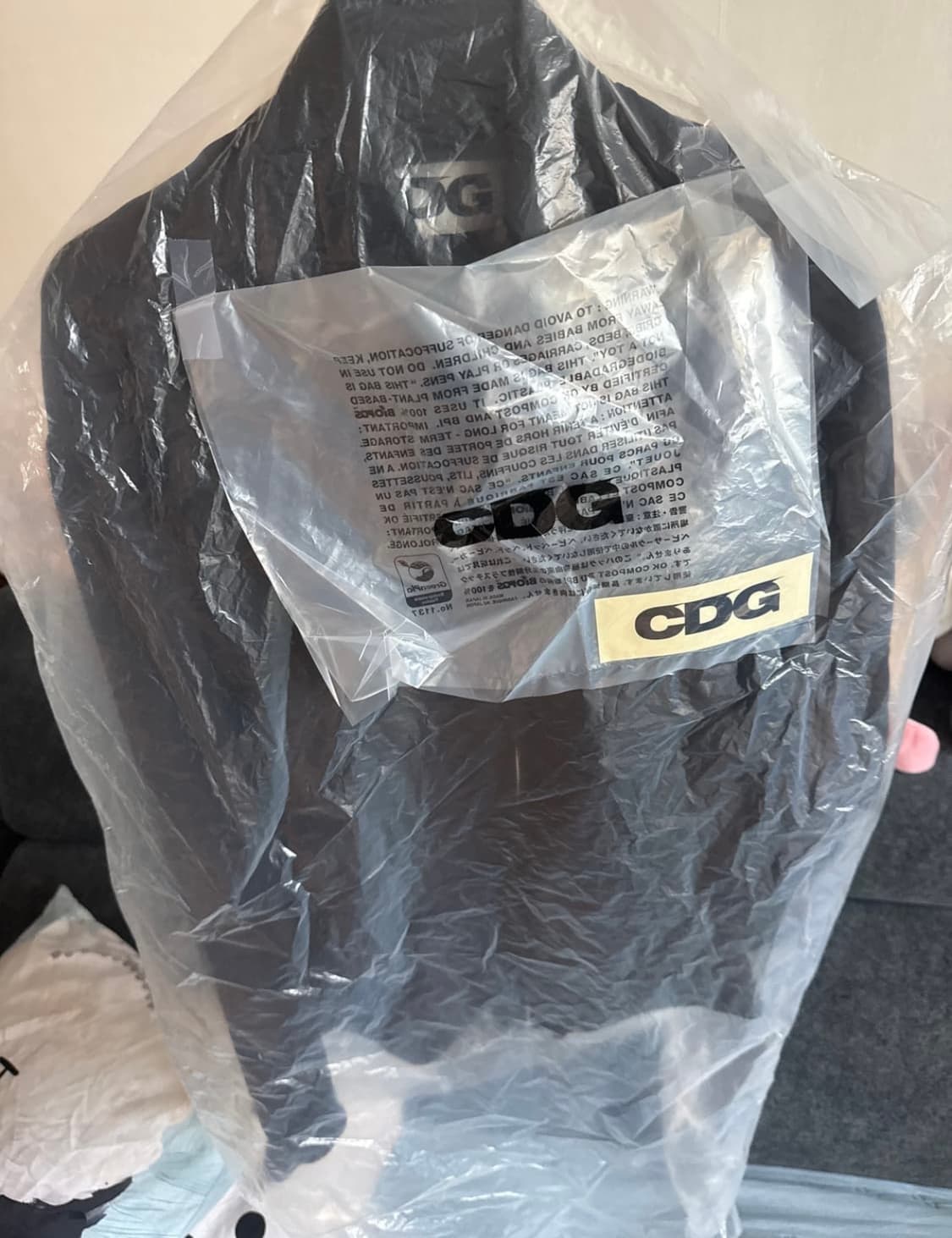 꼼데가르송 8485 스태프 블루종 블랙 상품이미지3