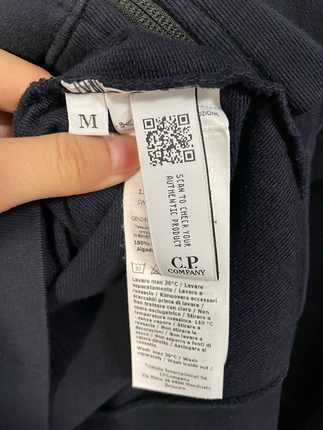 씨피컴퍼니 후드집업  M(95-100)정품 상품이미지5