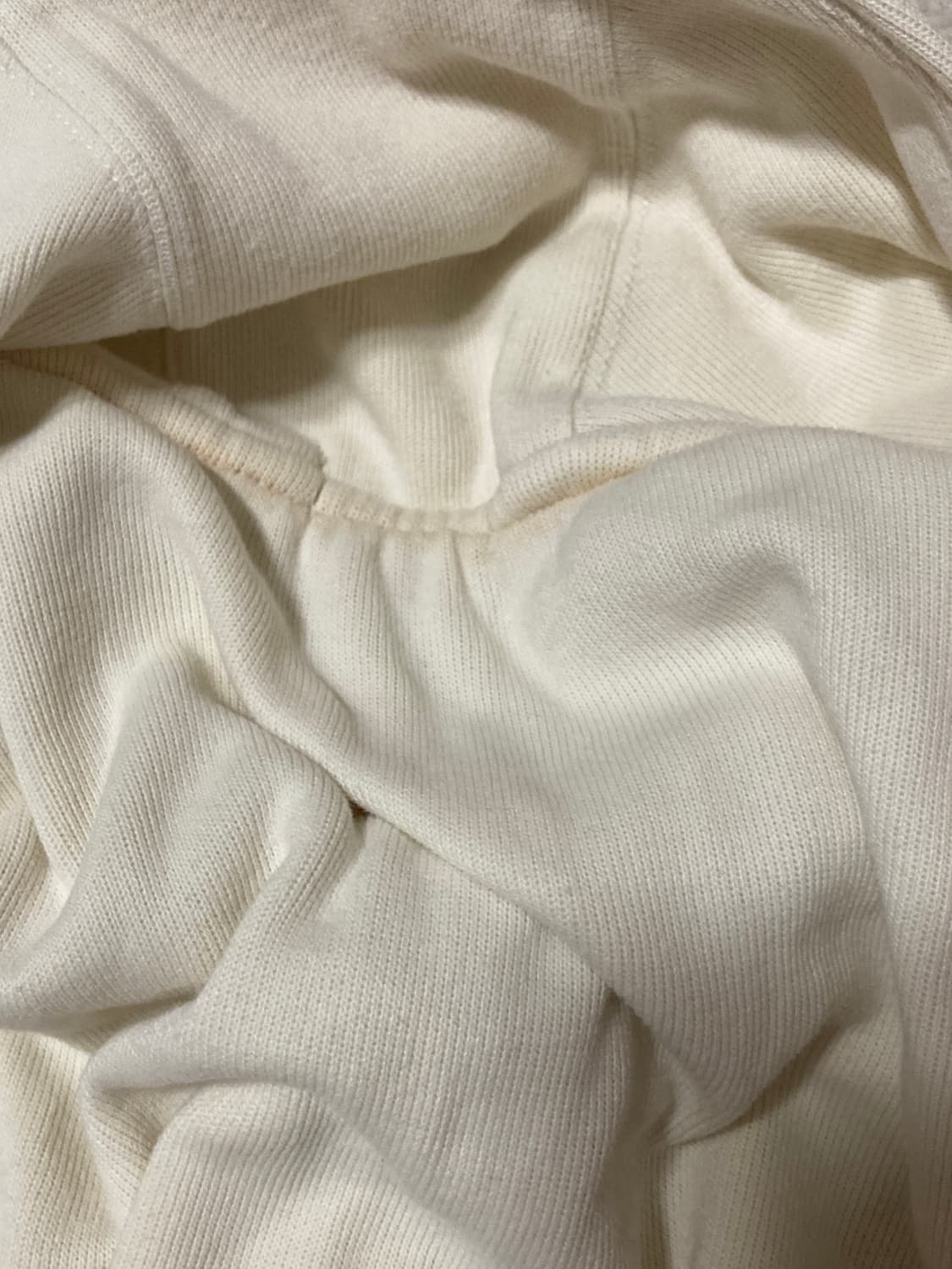 폴로 아이보리 숄카라 니트 L 상품이미지2