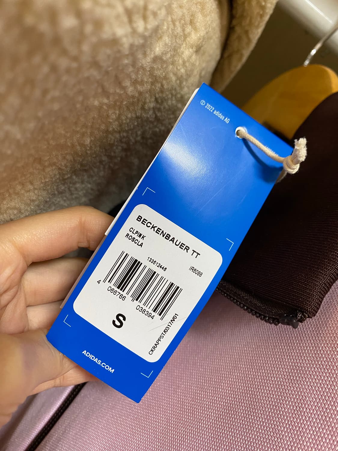 (W) 아디다스 베켄바우어 트랙 자켓 핑크색 상품이미지2