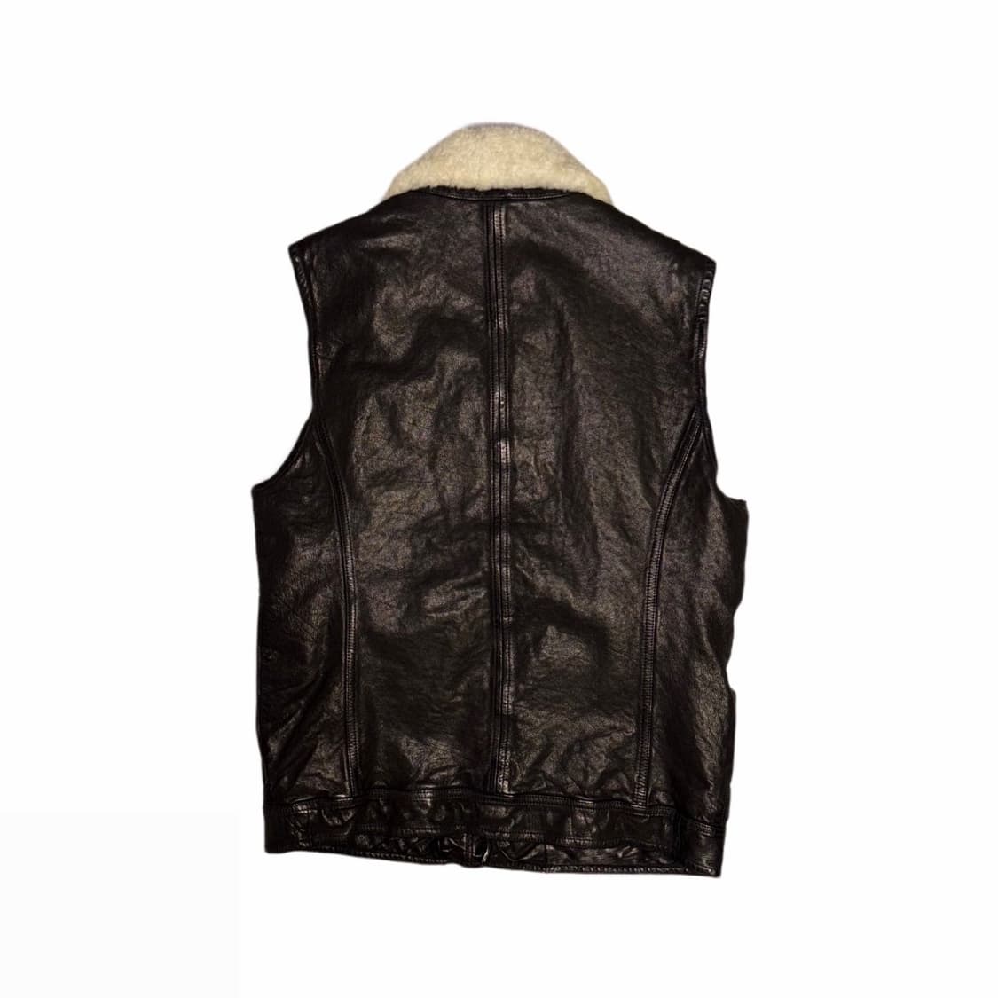 2010‘s Neil Barrett Fur Leather Vest 상품이미지2