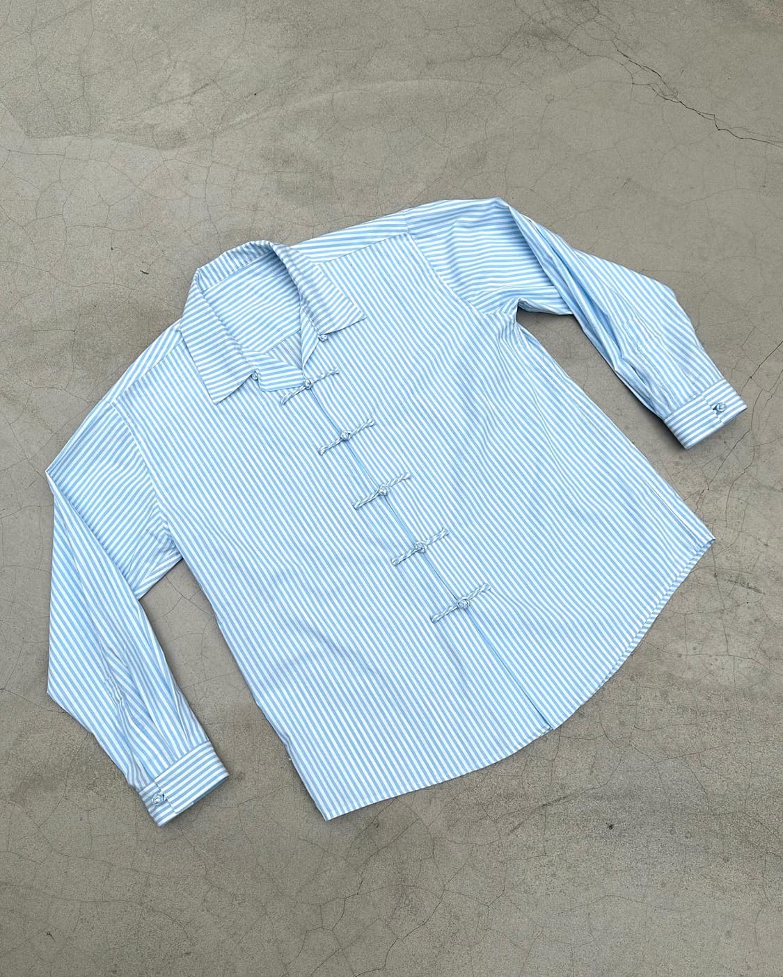 specthetics 차이나 스트라이프 셔츠 상품이미지1