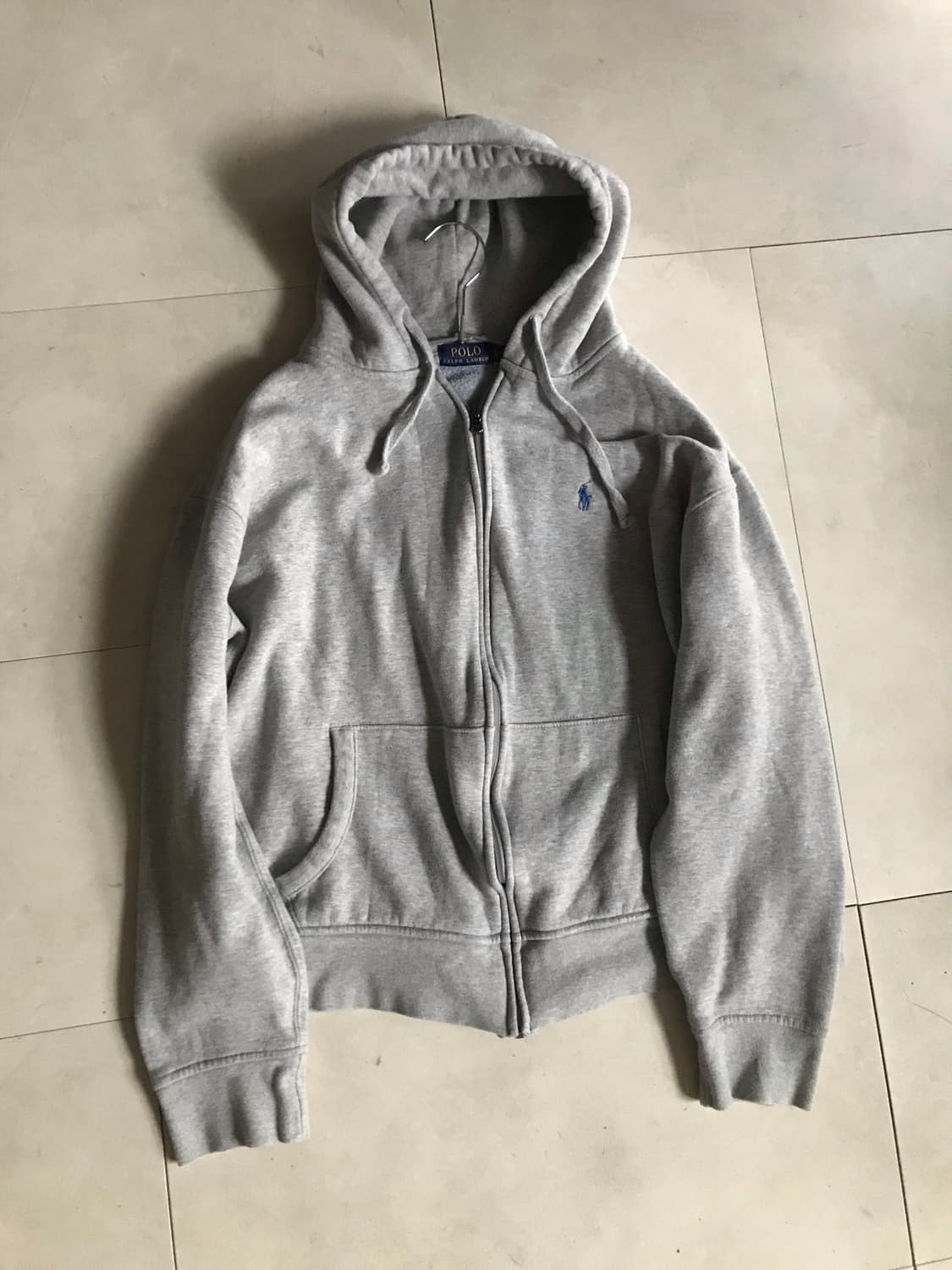 폴로 그레이 후드집업 상품이미지8