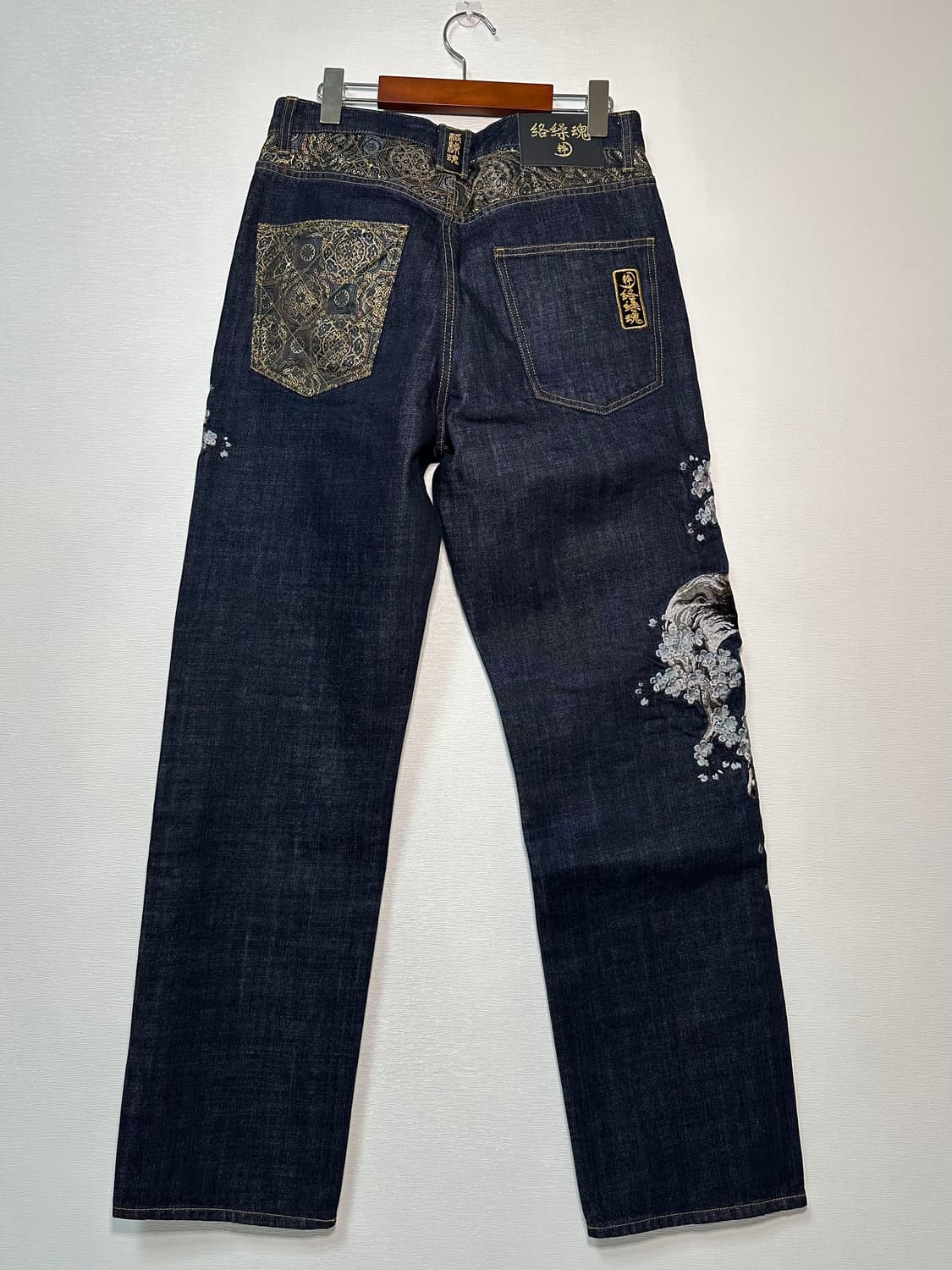 카라쿠리 타마시•스이/ 흑랑 인디고 데님 (새상품) 상품이미지2