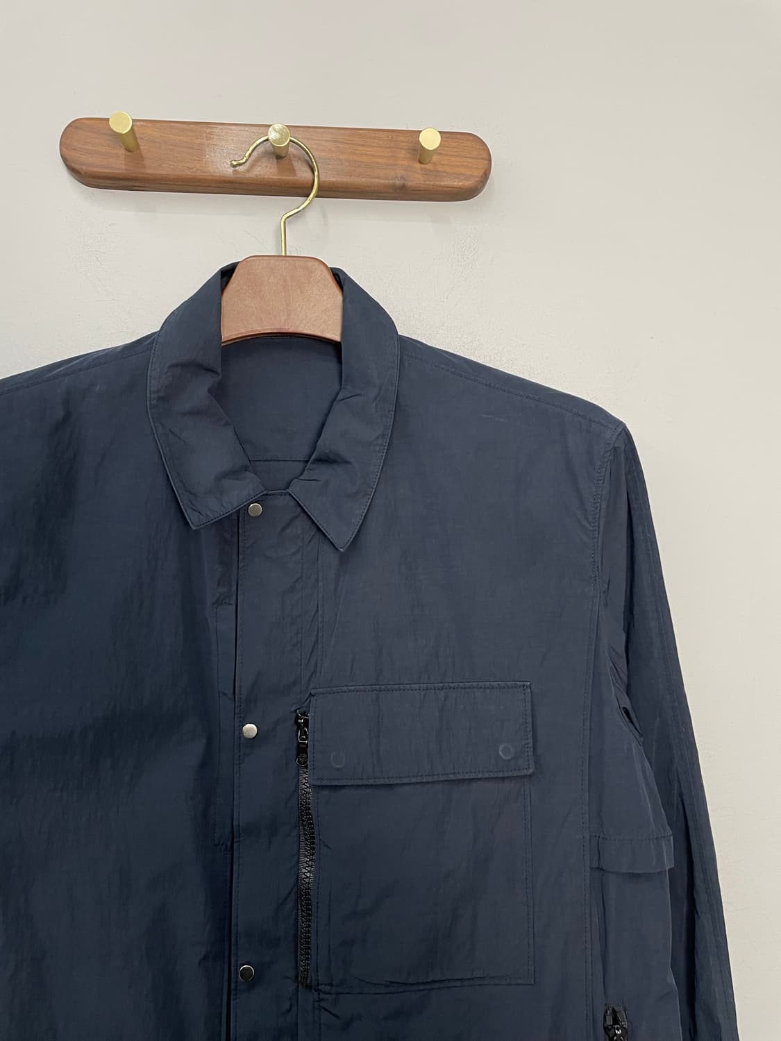 솔리드옴므 나일론 블랙 자켓 H2072 상품이미지3