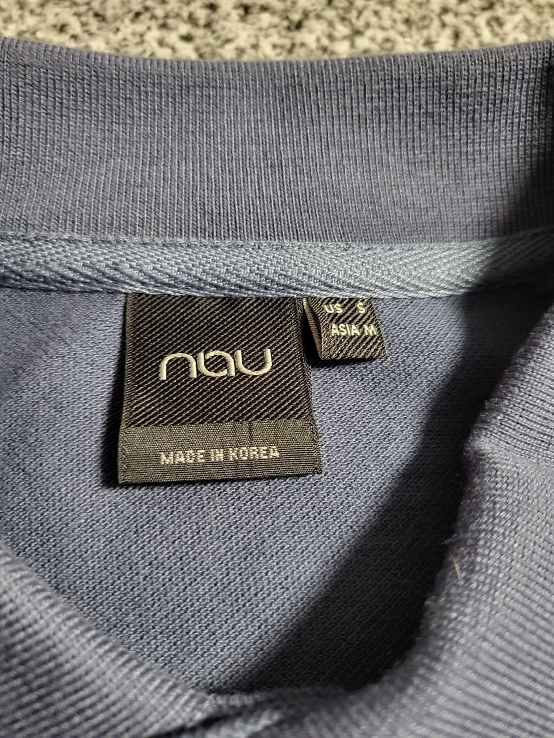 Nau 남성 볼트 카라 반팔티셔츠 상품이미지2