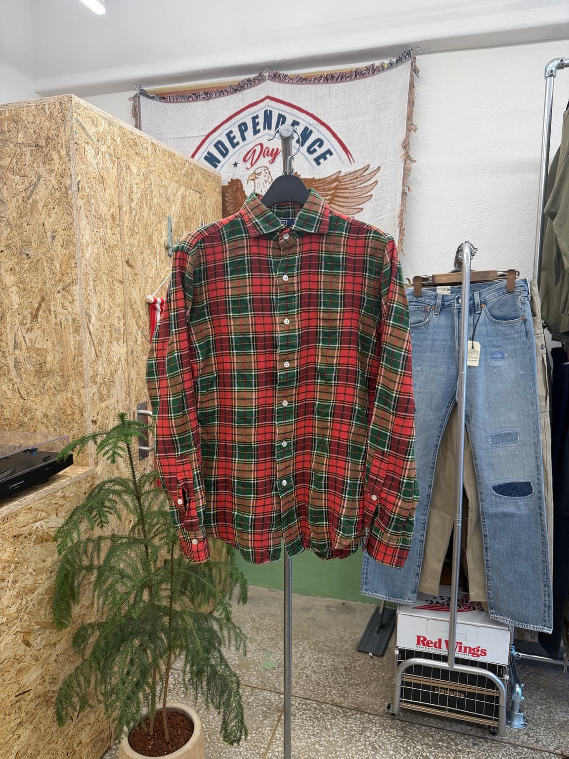 폴로 리젠트 클래식핏 체크셔츠 상품이미지1