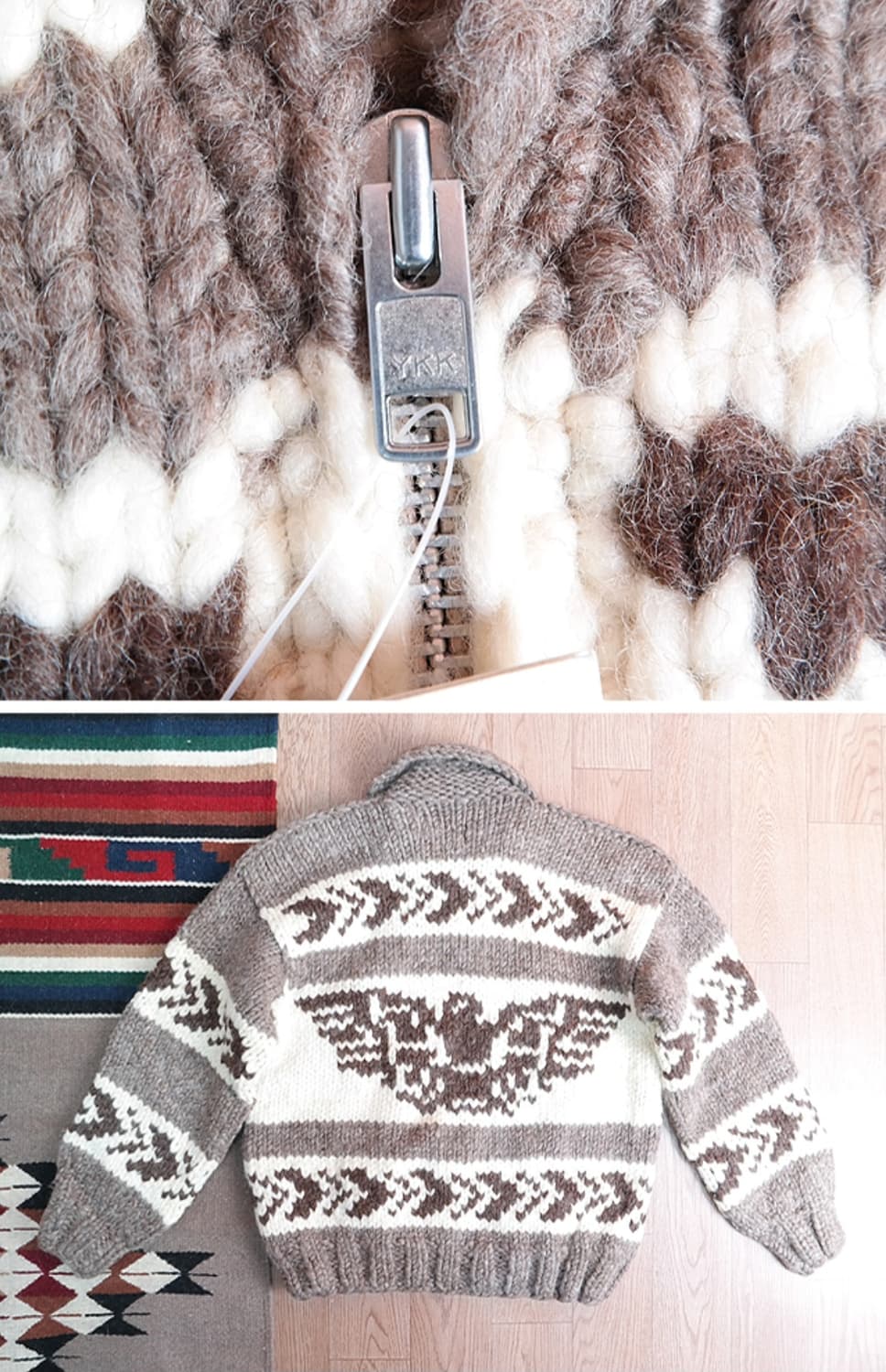 캐나다 핸드메이드 코위찬 스웨터 새제품 퀄 높은 클래식 상품이미지6