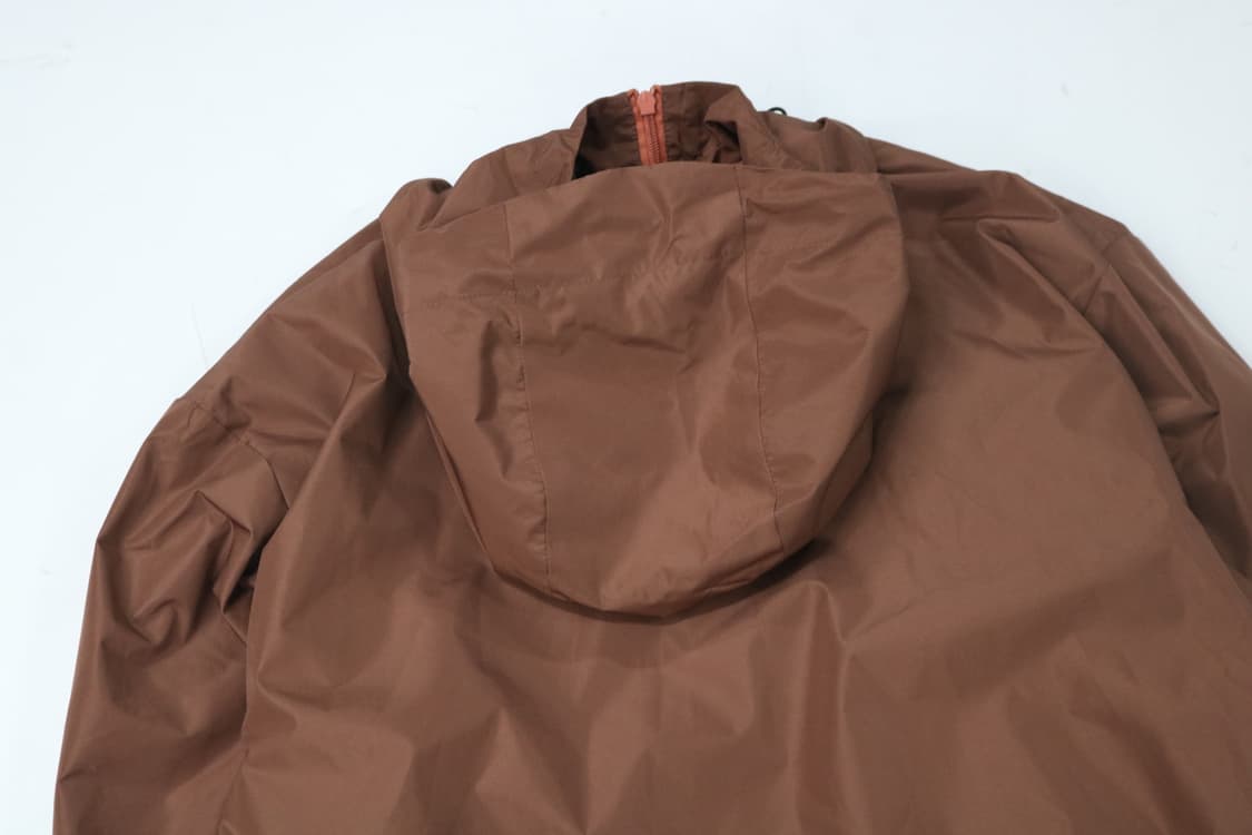 Aller Bien 스포츠 빈티지 브라운 기모 안감 후드 윈드브레이커 상품이미지9