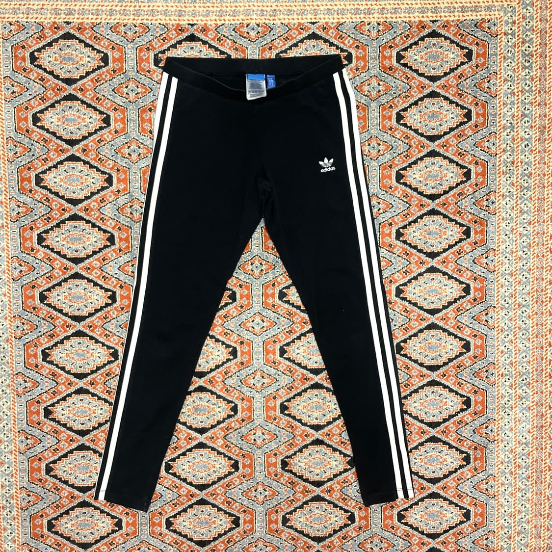 아디다스 삼선 블랙 레깅스 여성S 상품이미지1