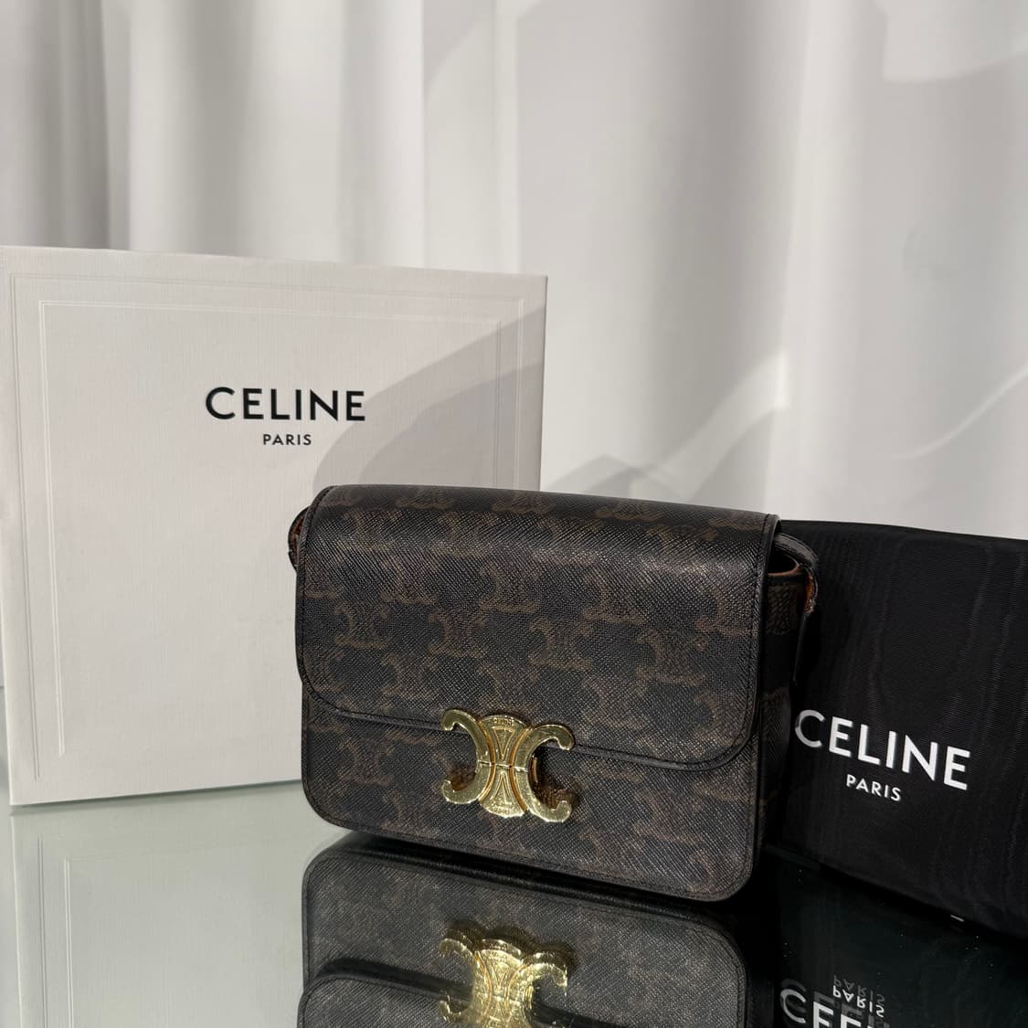 [정품] 셀린느 틴 트리오페 트리옹프백 크로스백 상품이미지7