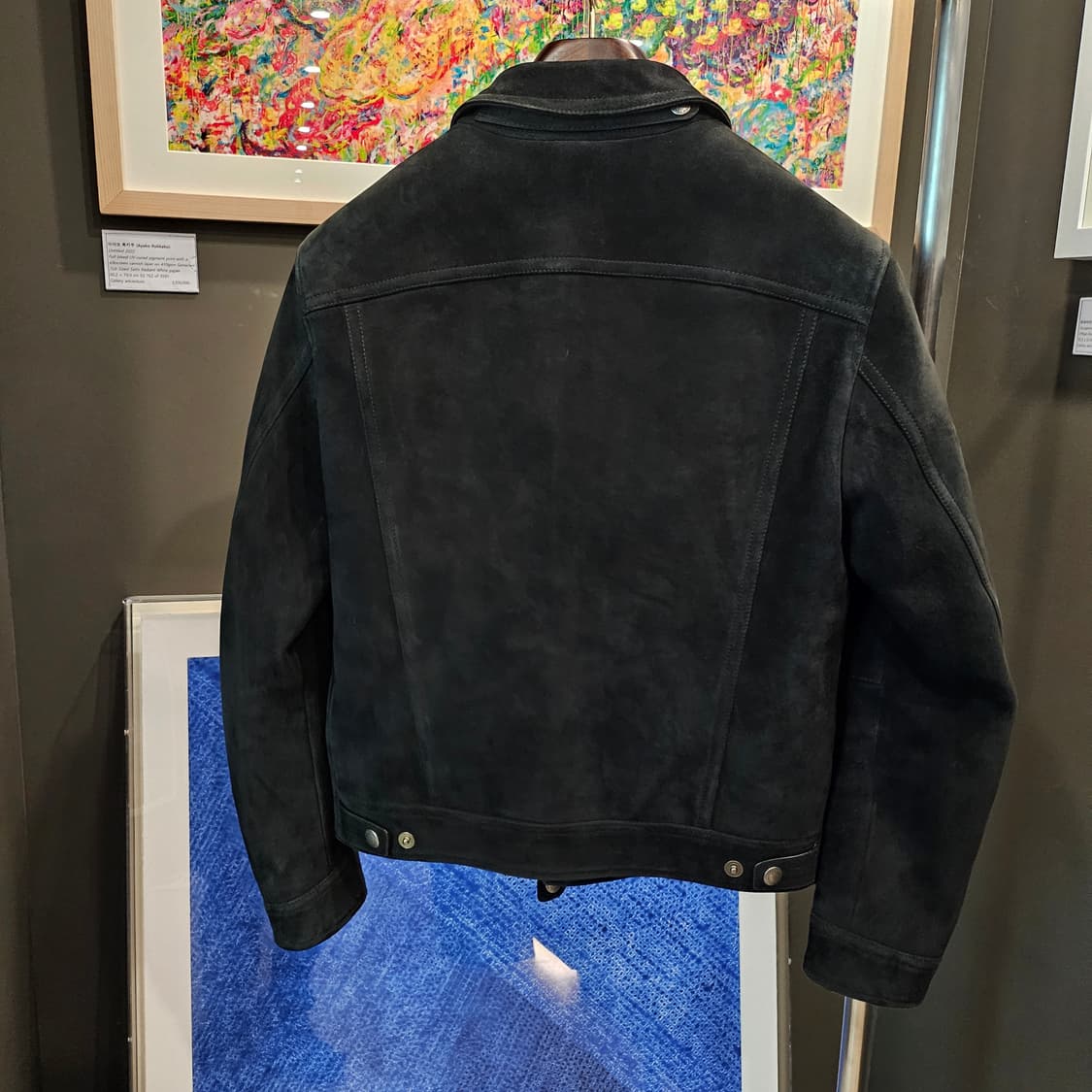 톰포드 웨스턴 카프스킨 스웨이드 위빙 트리밍 트러커 자켓( 상품이미지3