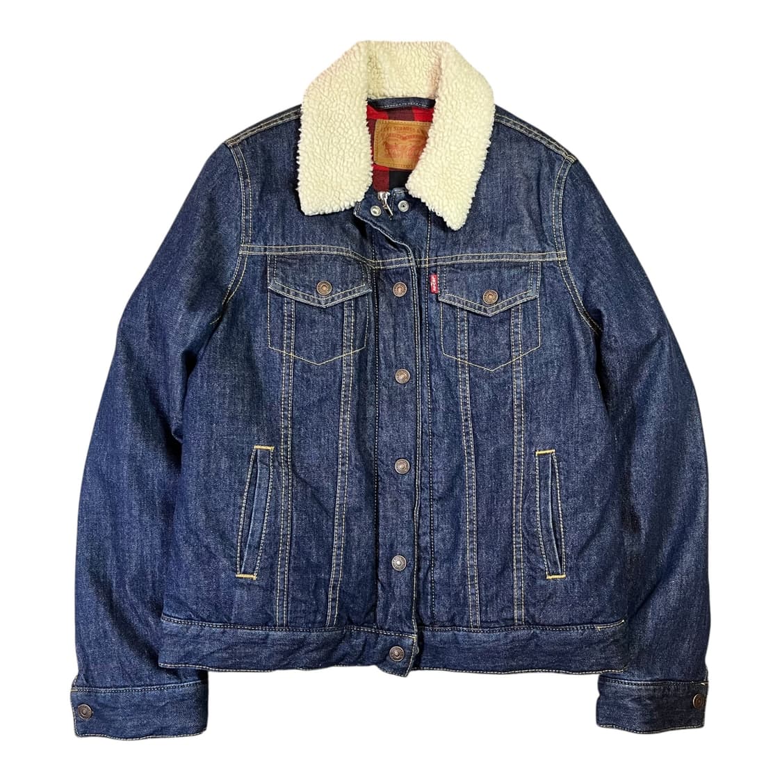 리바이스 다운 누빔 쉐르파 데님자켓 상품이미지1
