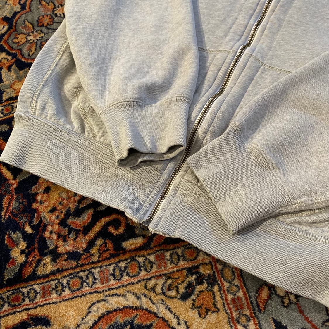 🌊Polo thermal hoodie grey-navypony XL 상품이미지6