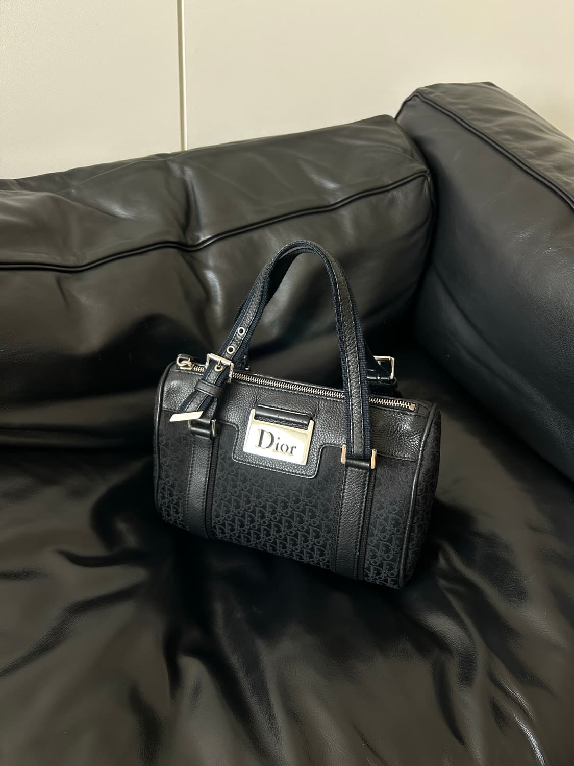 레어🩶)) 새상품급 디올 오블리크 패턴 미니 보스턴백 상품이미지1