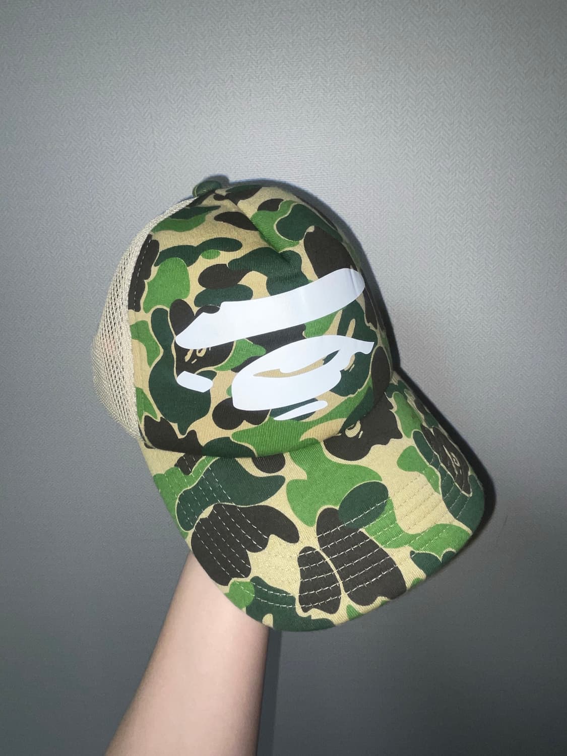 베이프 23 ss ABC 카모 페이스 매쉬 캡 모자 상품이미지1