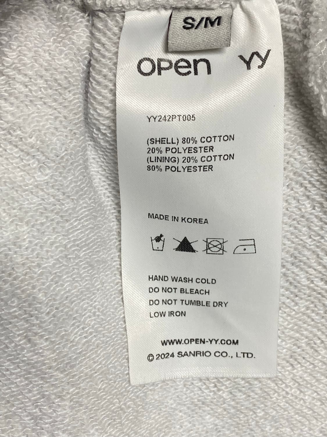 OpenYy 오픈와이와이 헬로키티 트레이닝 팬츠 S/M 상품이미지9