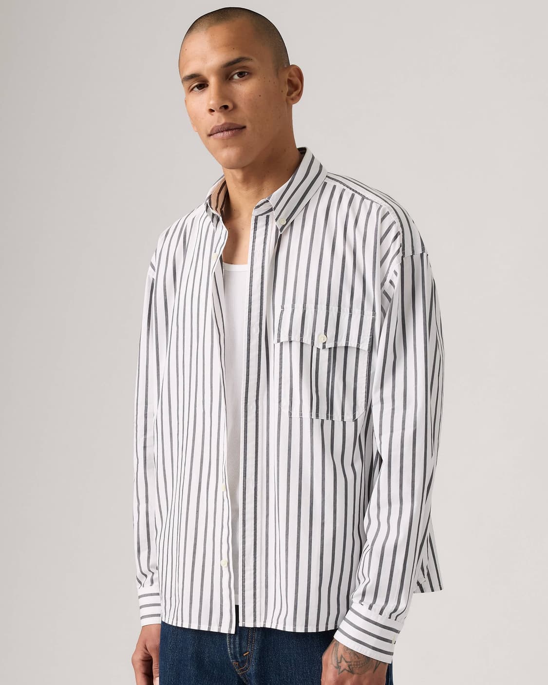 리바이스 잔트 크롭 셔츠 L 상품이미지1