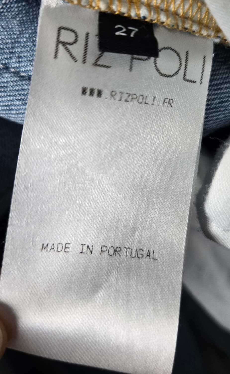 RIZ POLI 리즈폴리 텍스쳐 데님팬츠 상품이미지9