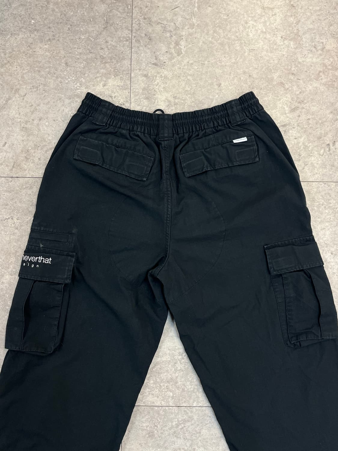 디스이즈네버뎃 밴딩 카고 팬츠 블랙 L #csz3273 상품이미지8