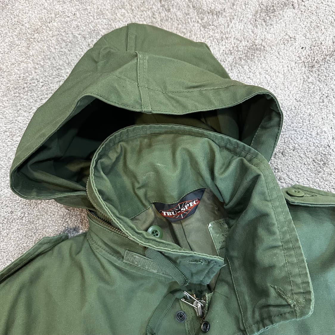 빈티지 트루스펙 밀리터리 M-65 필드 자켓M-L 상품이미지8