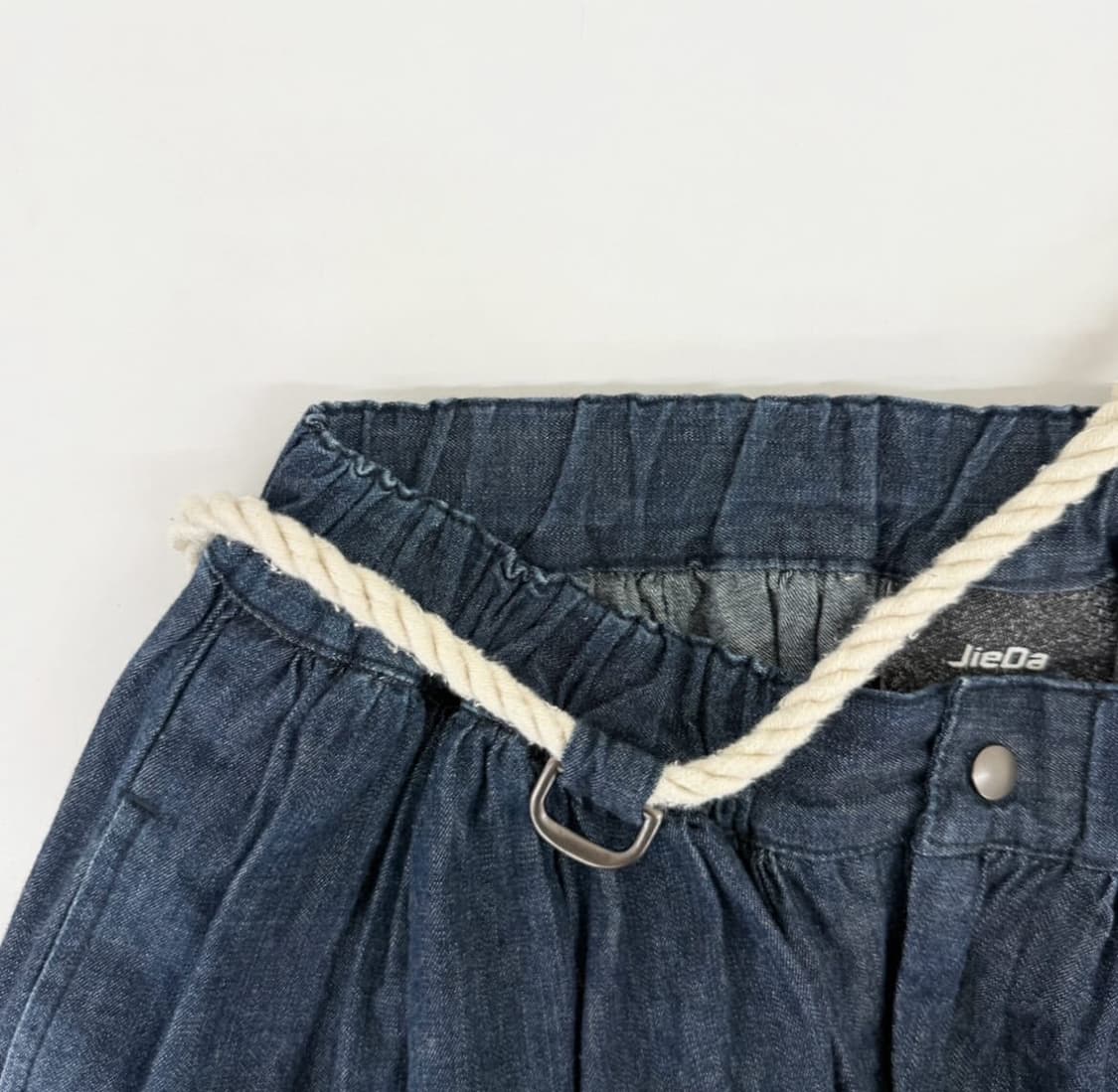지에다 로프 버뮤다 데님 팬츠 상품이미지4