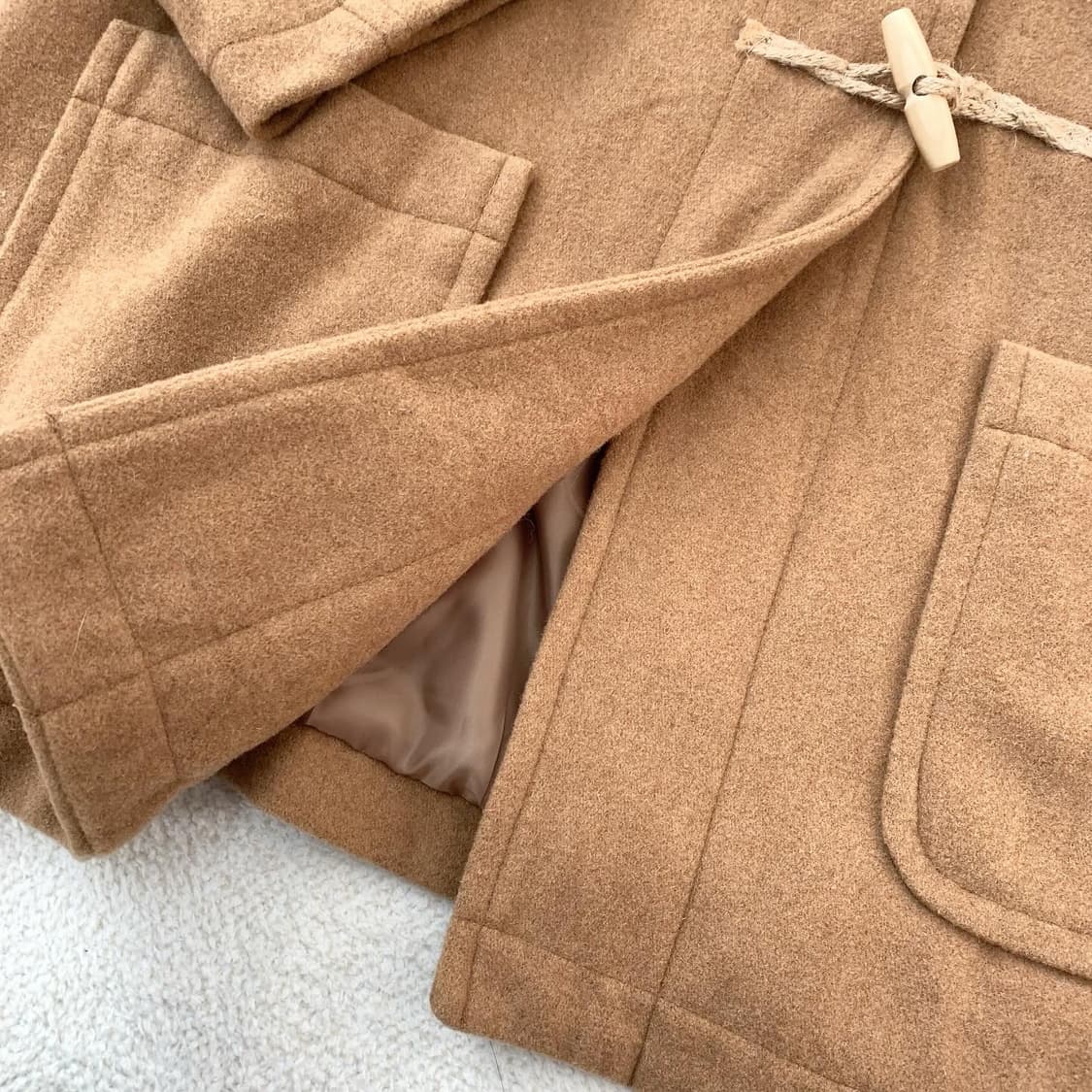 사만사모스모스 카멜 떡볶이 코트 상품이미지3