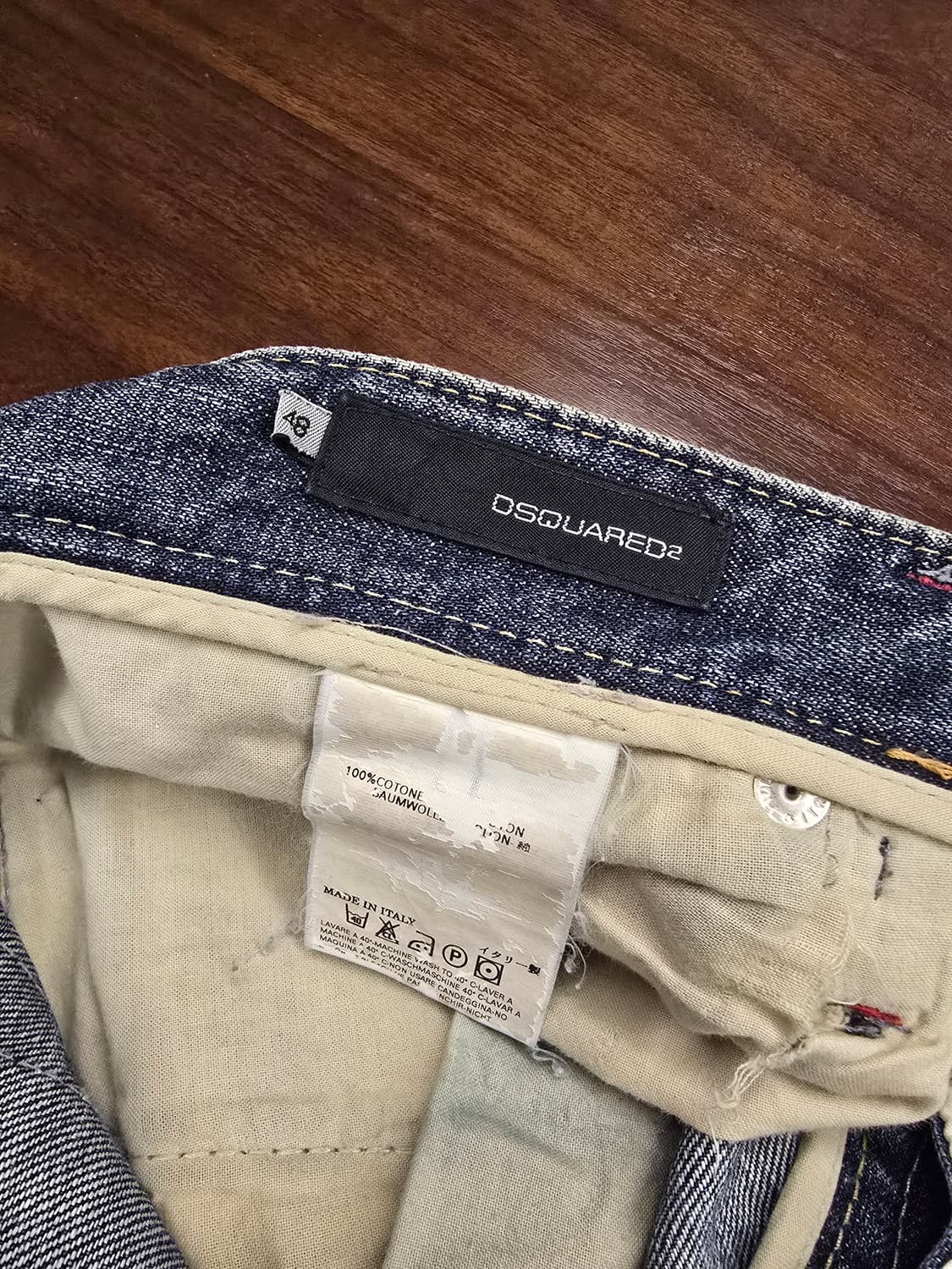 디스퀘어드 빈티지 런웨이 더티진 48 상품이미지6