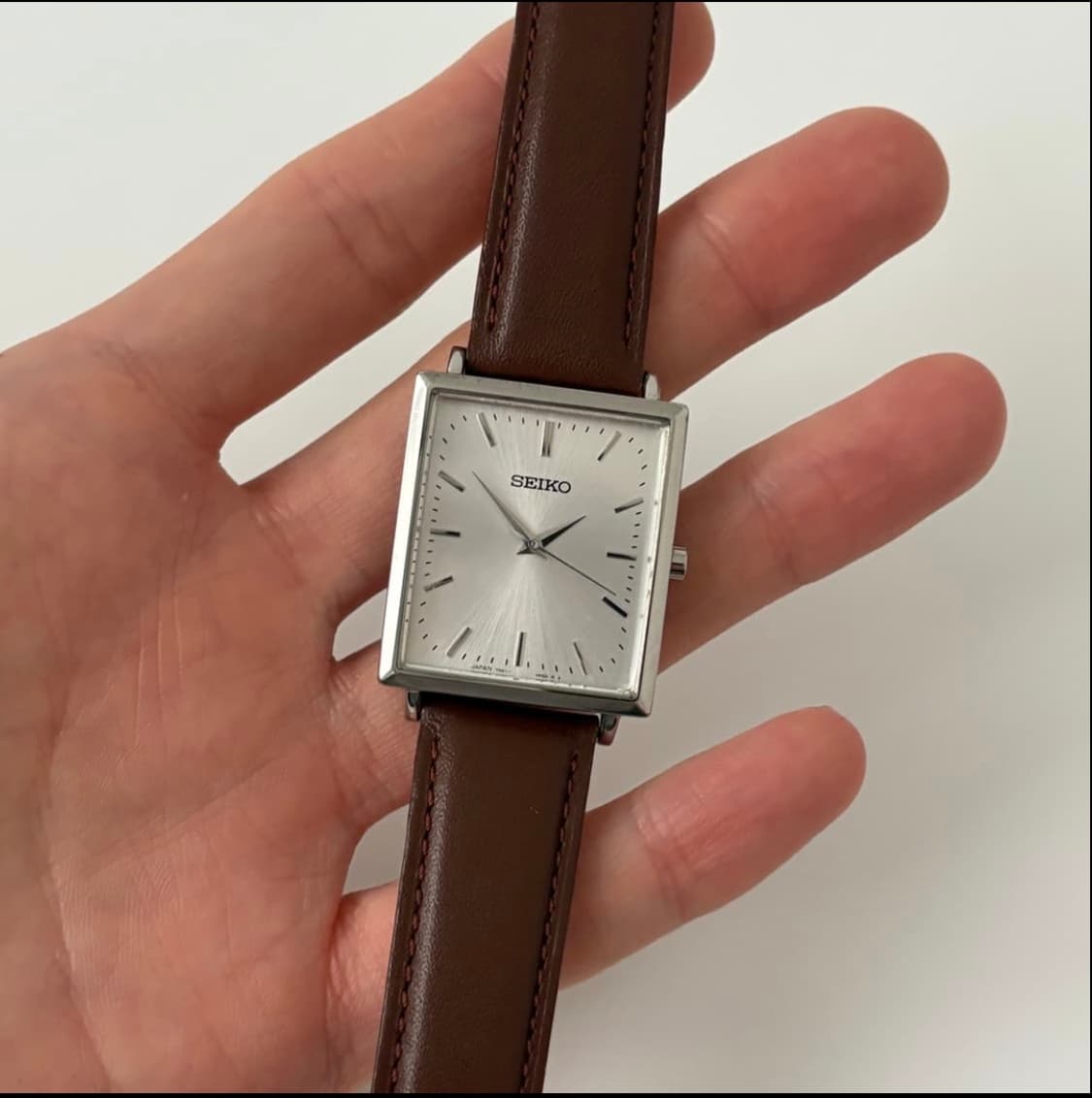 00s silver square quartz 상품이미지2